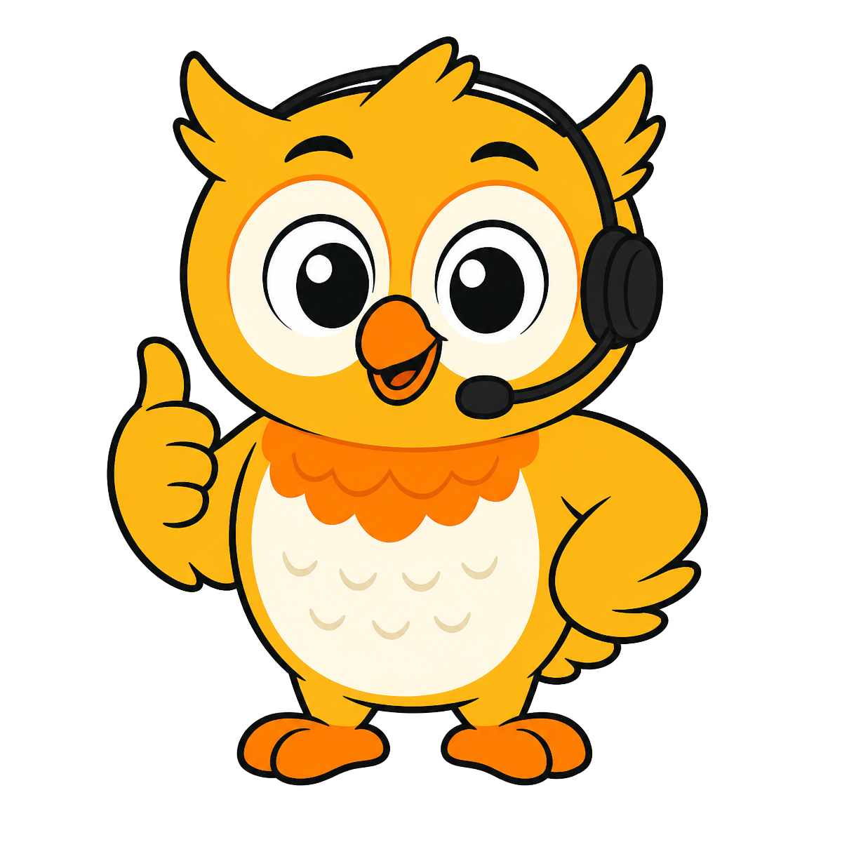 Coruja mascote da Loja Inteligente